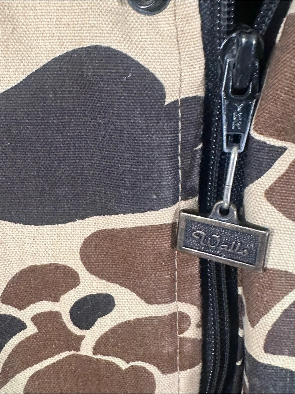 Vintage Walls Blizzard-Pruf Duck Camo Hunting Jacket USA Insulated Field Coat M